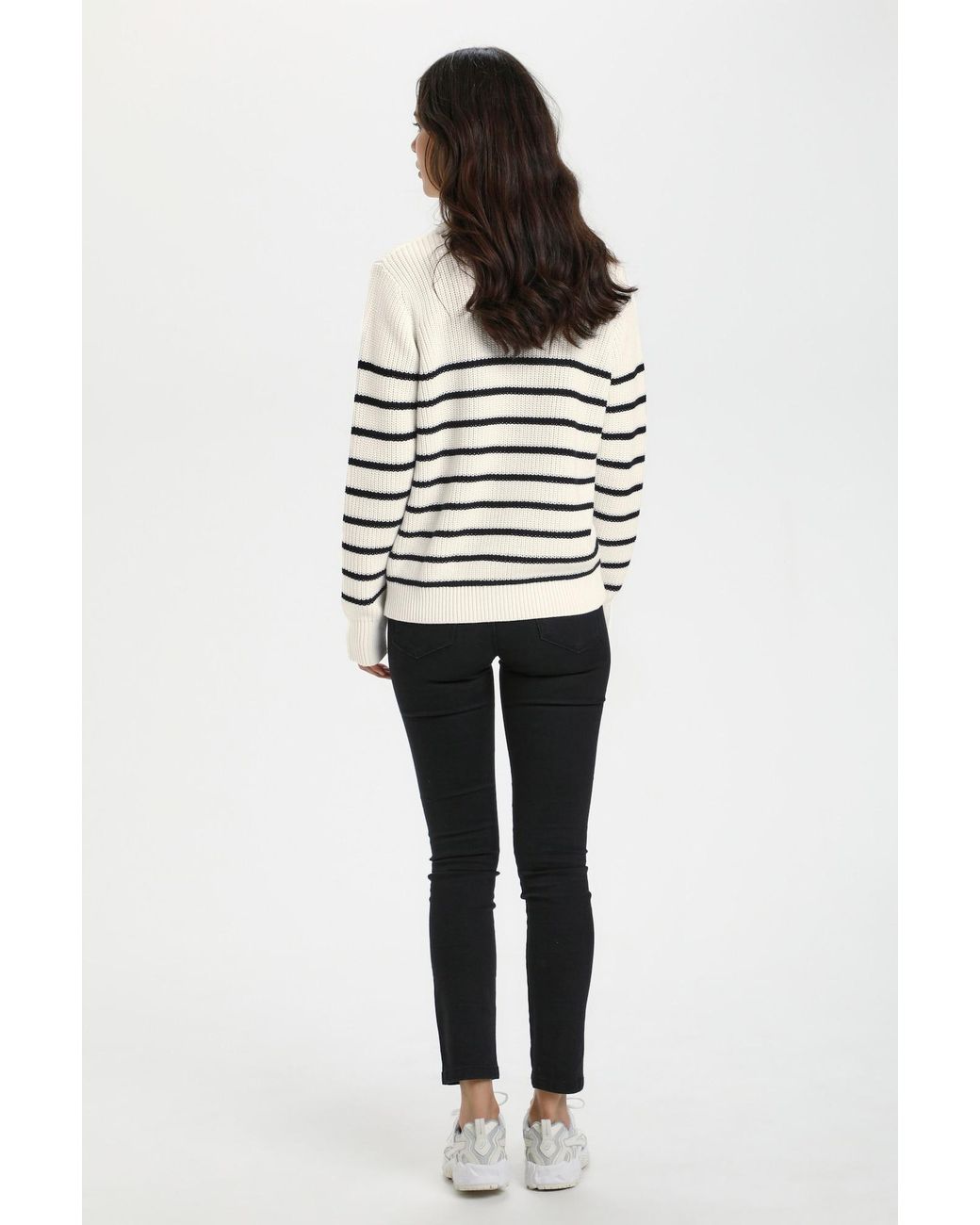 Kaffe White Pullover Alioa