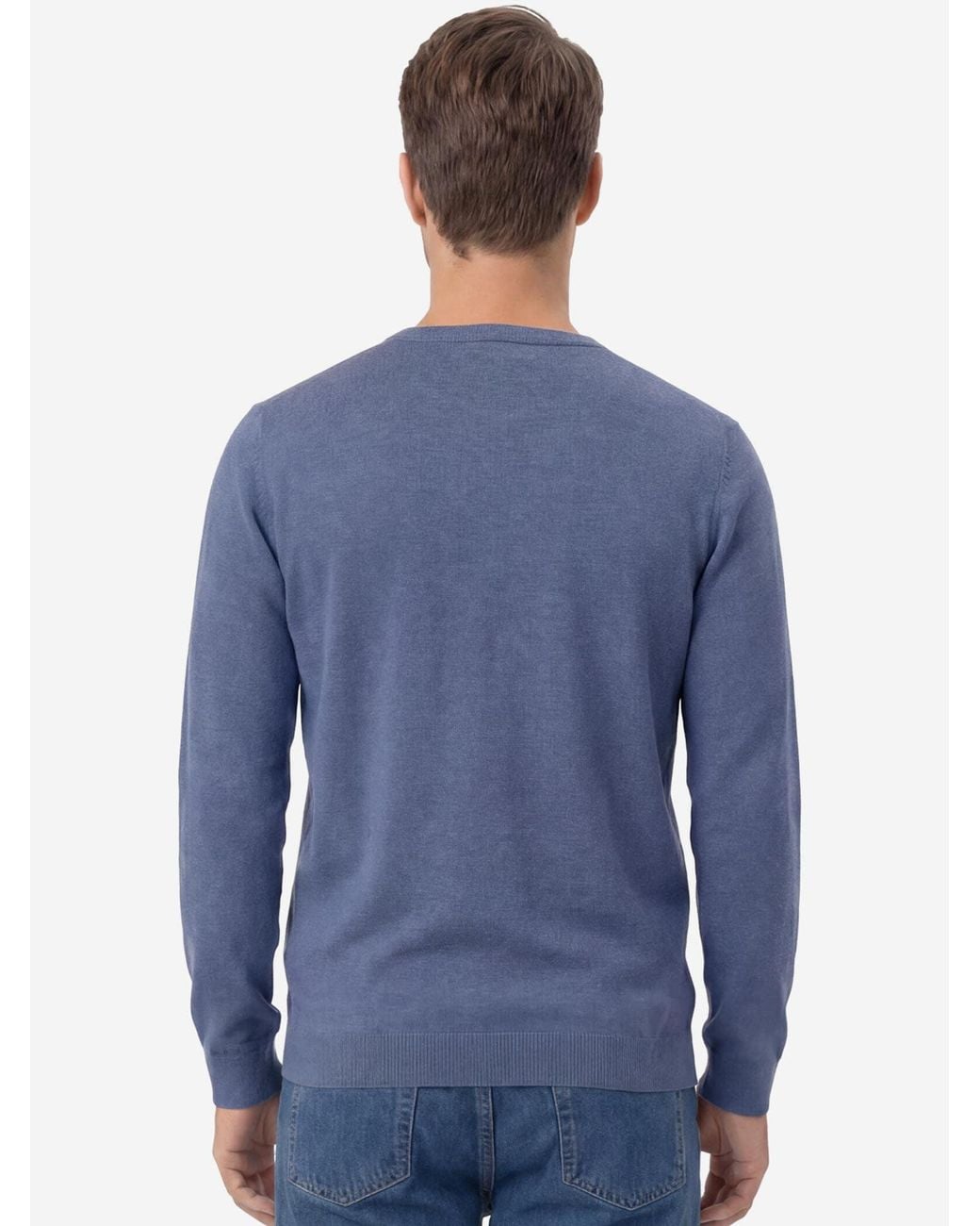S.oliver Oliver Pullover Basic in Blue für Herren