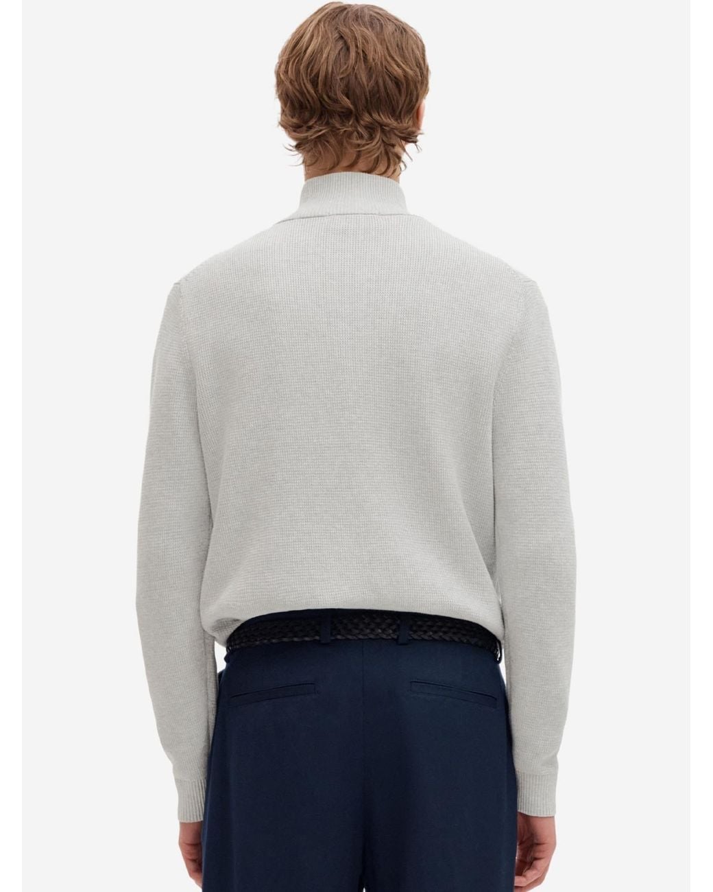 SELECTED Pullover Dane in Gray für Herren