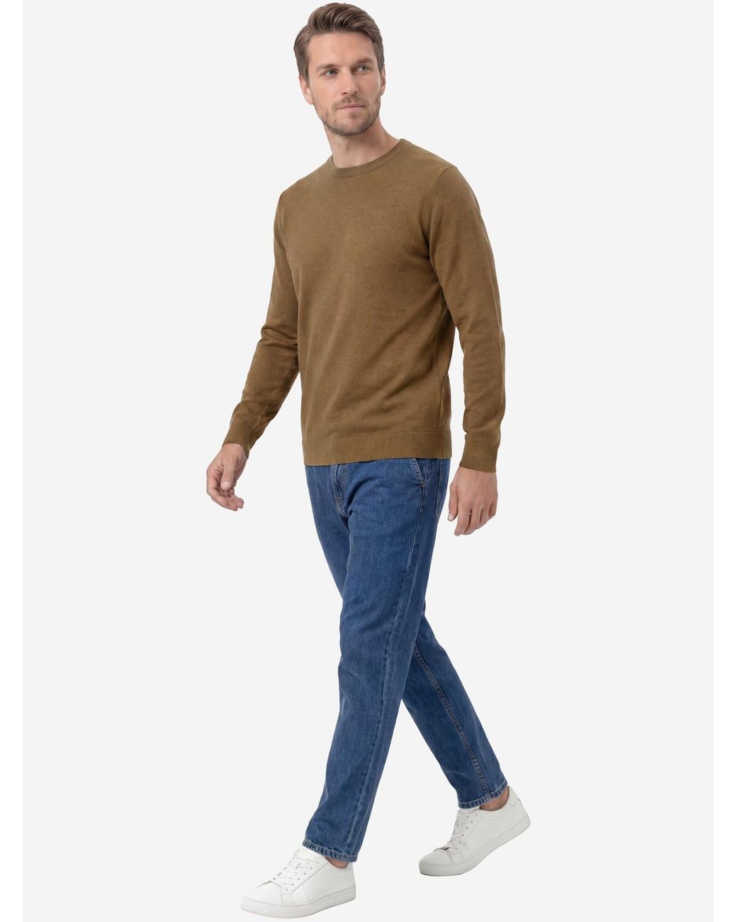 S.oliver Oliver Pullover Basic in Green für Herren