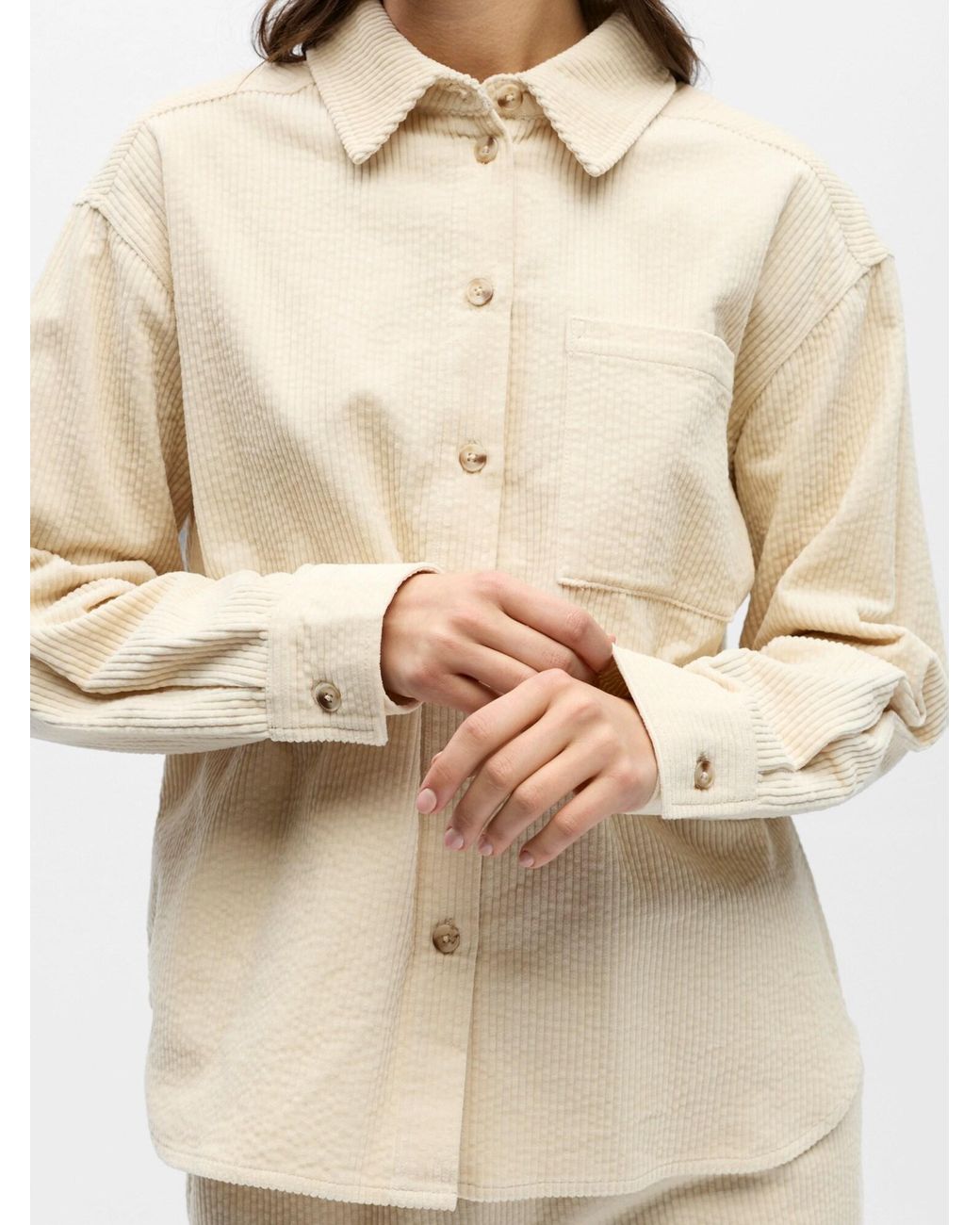 Object Natural Bluse Objgala