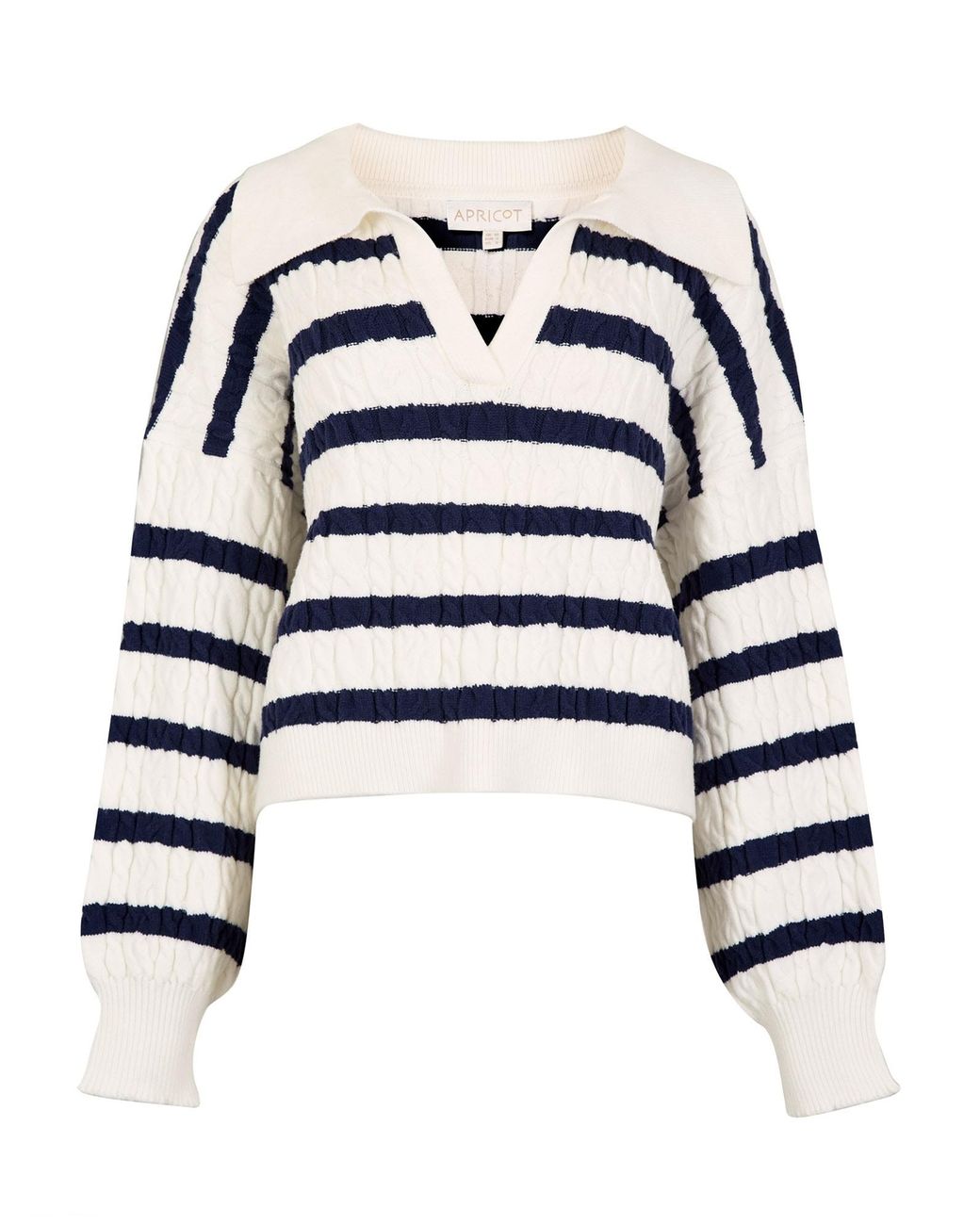 Apricot Blue Pullover