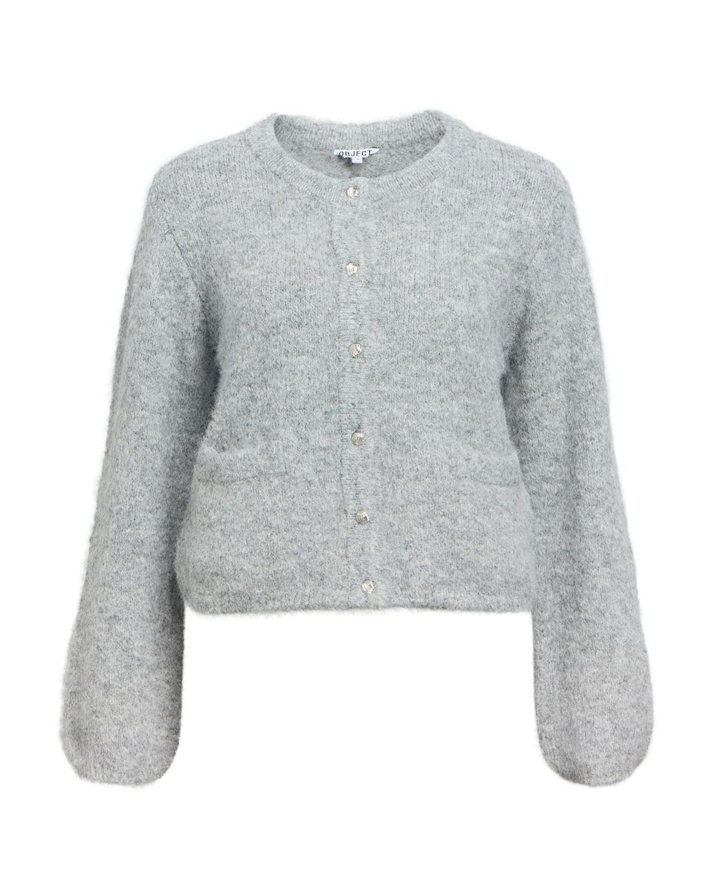 Object Gray Strickjacke Objsaggia