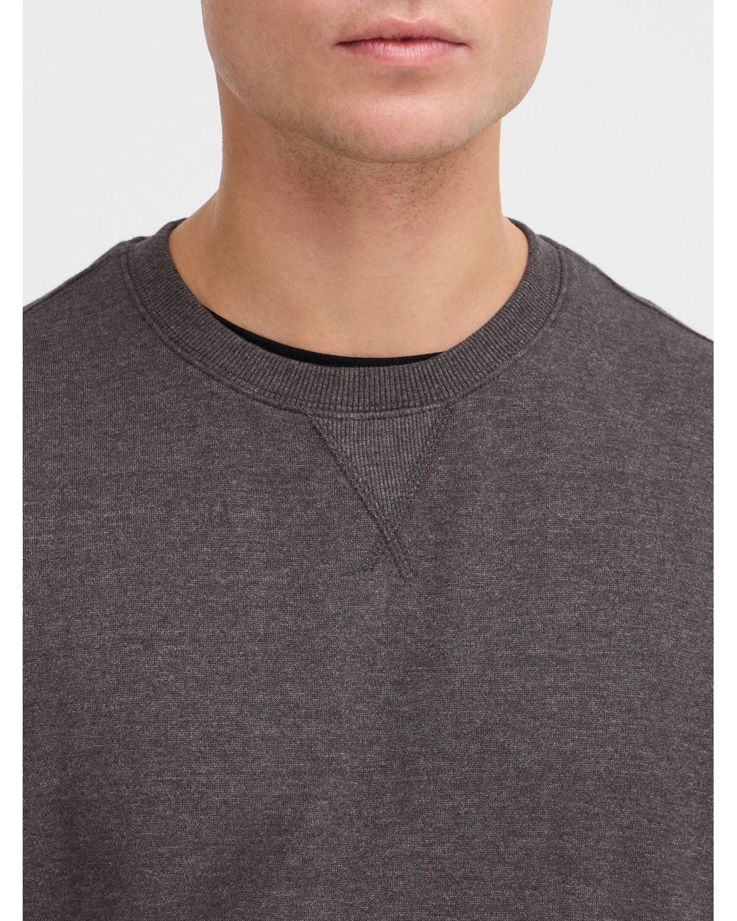Solid Pullover Chad in Gray für Herren