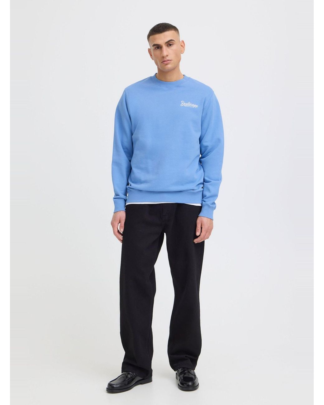 Solid Sweatshirt Sdtorrence in Blue für Herren