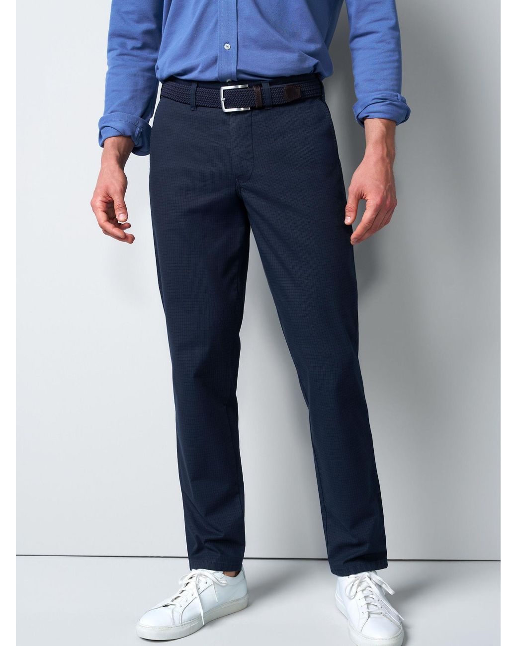 Meyer Chinohose M5 2-6190 in Blue für Herren