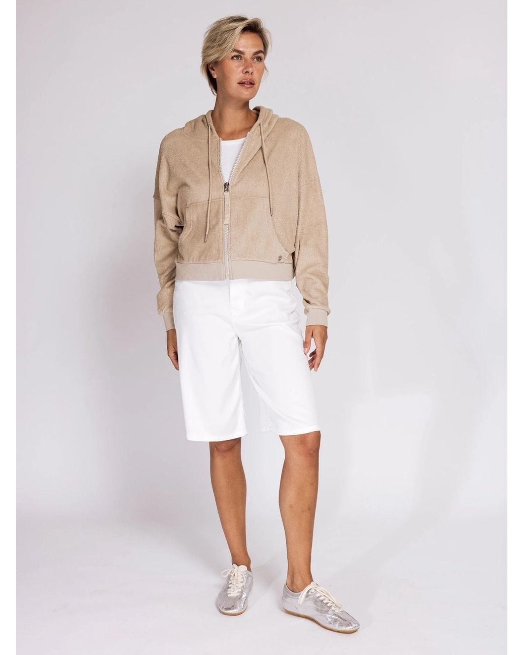 Zhrill Natural Sweatshirt Zhratana Zip