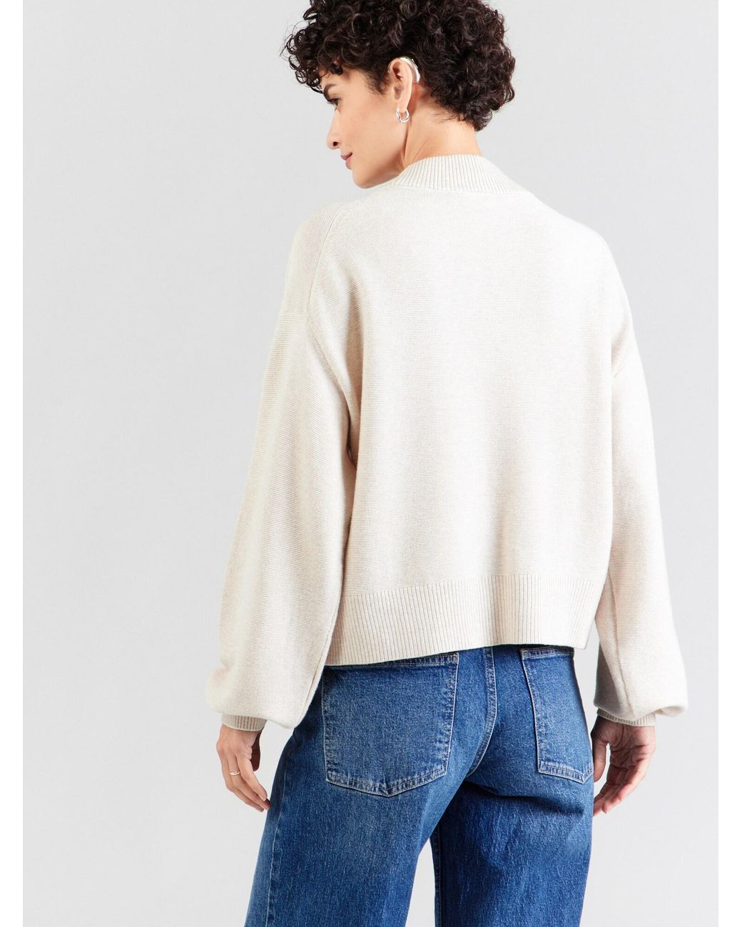 Fransa White Pullover Frkasja