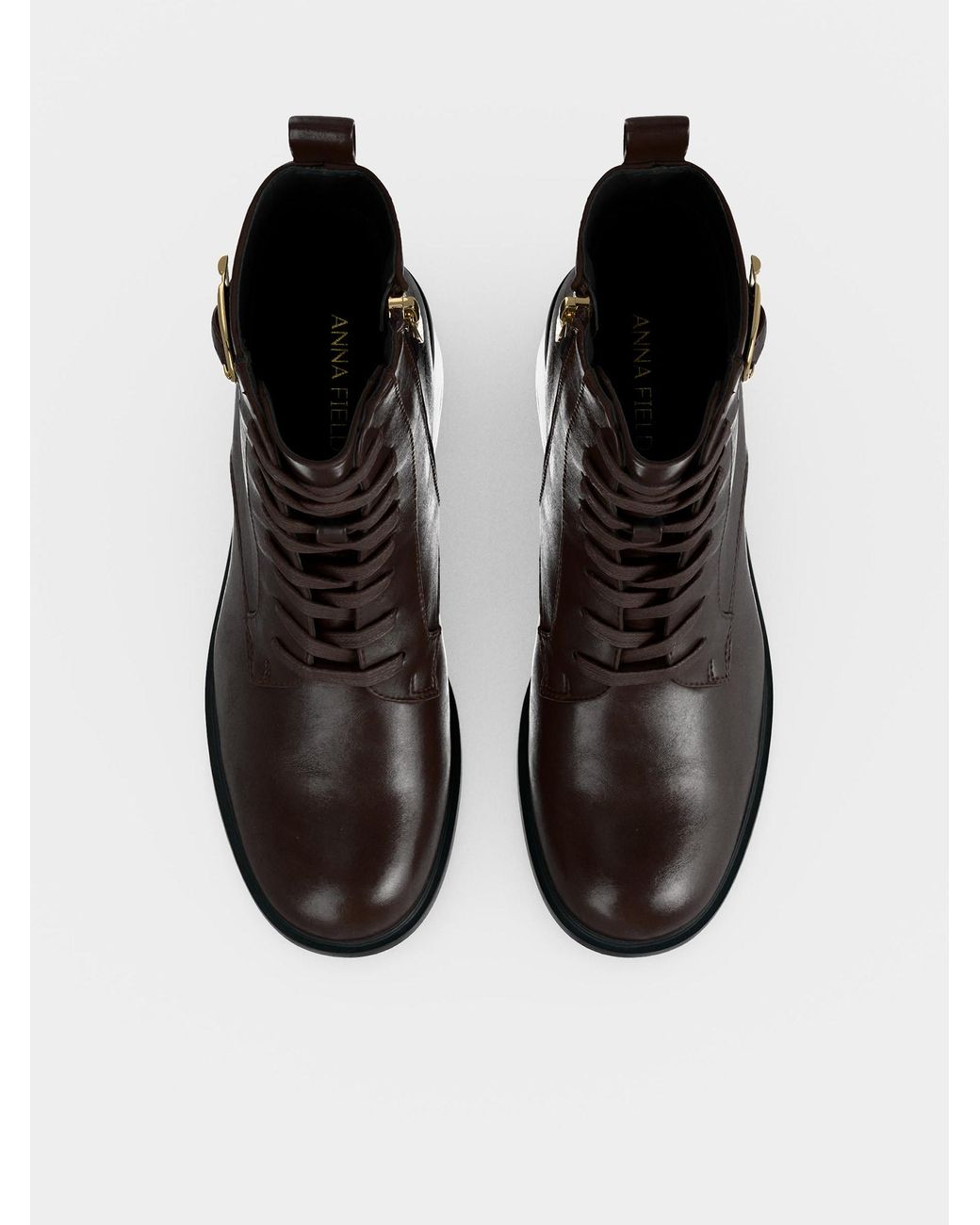 Anna Field Black Schnürstiefelette