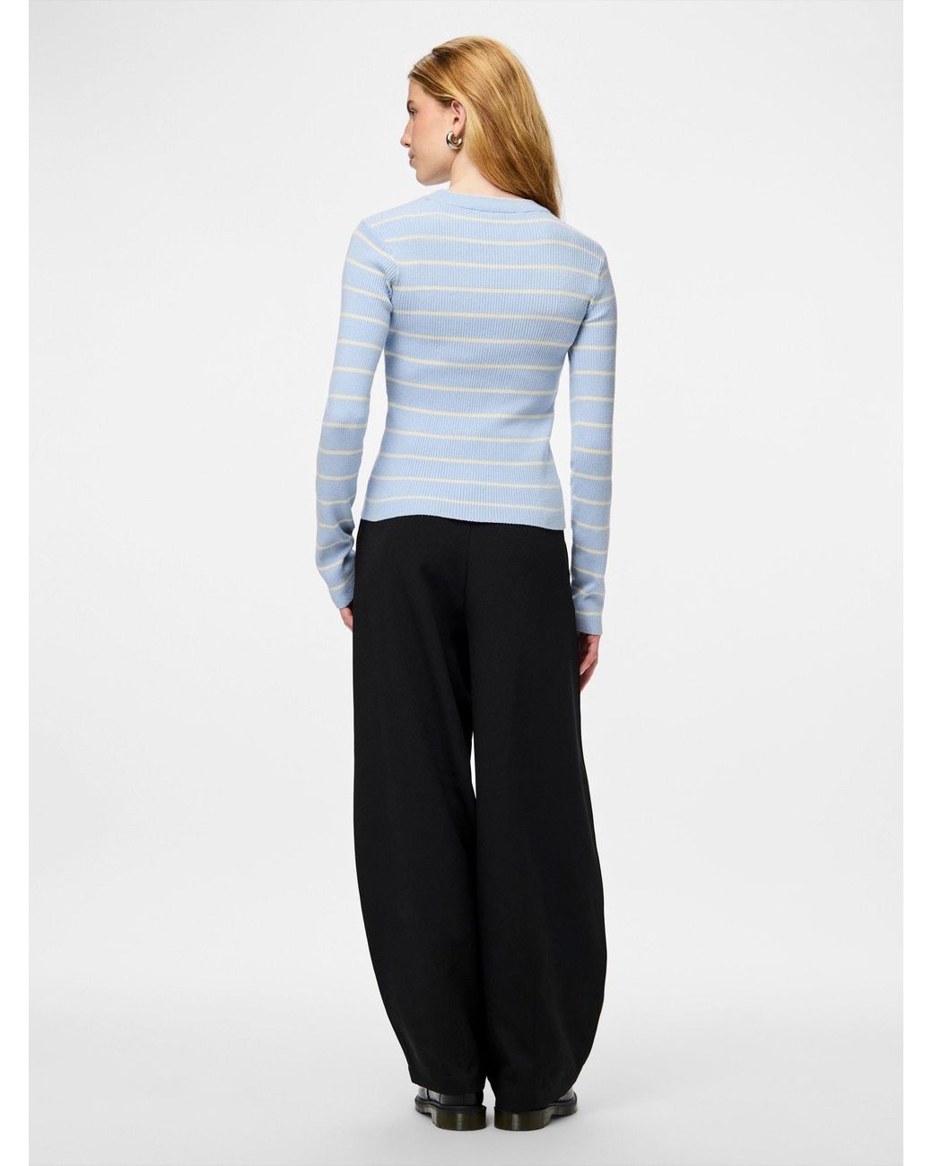 Pieces Blue Pullover