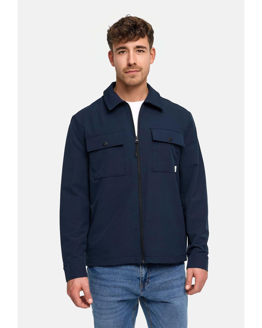 INDICODE Hemd Rommie in Blue für Herren