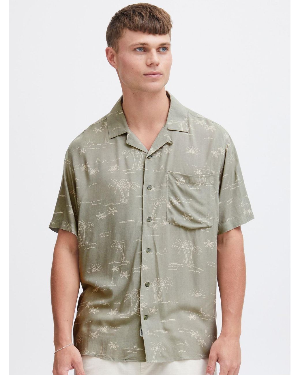 Solid Hemd Ian in Gray für Herren