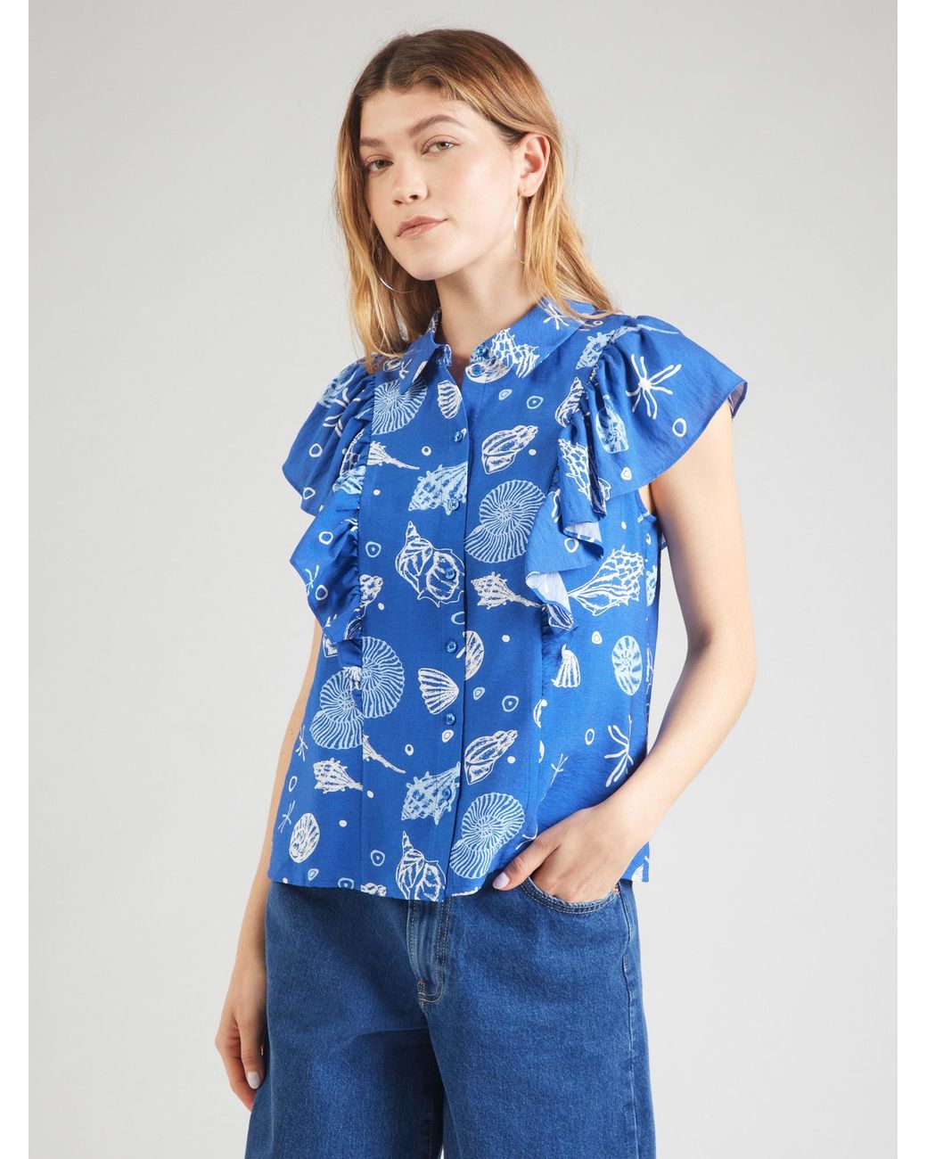 Vero Moda Blue Bluse Vmseashell