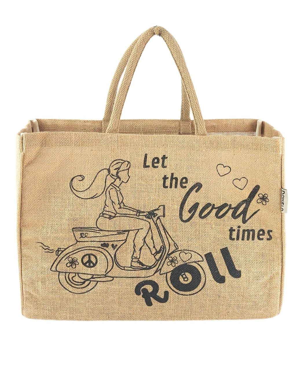 DOMELO Natural Strandtasche