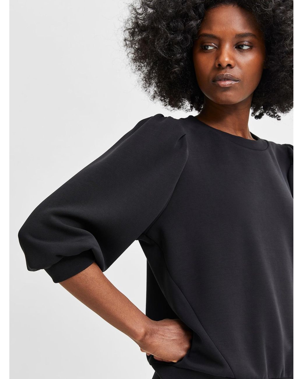 SELECTED Blue Bluse Damen Bluse