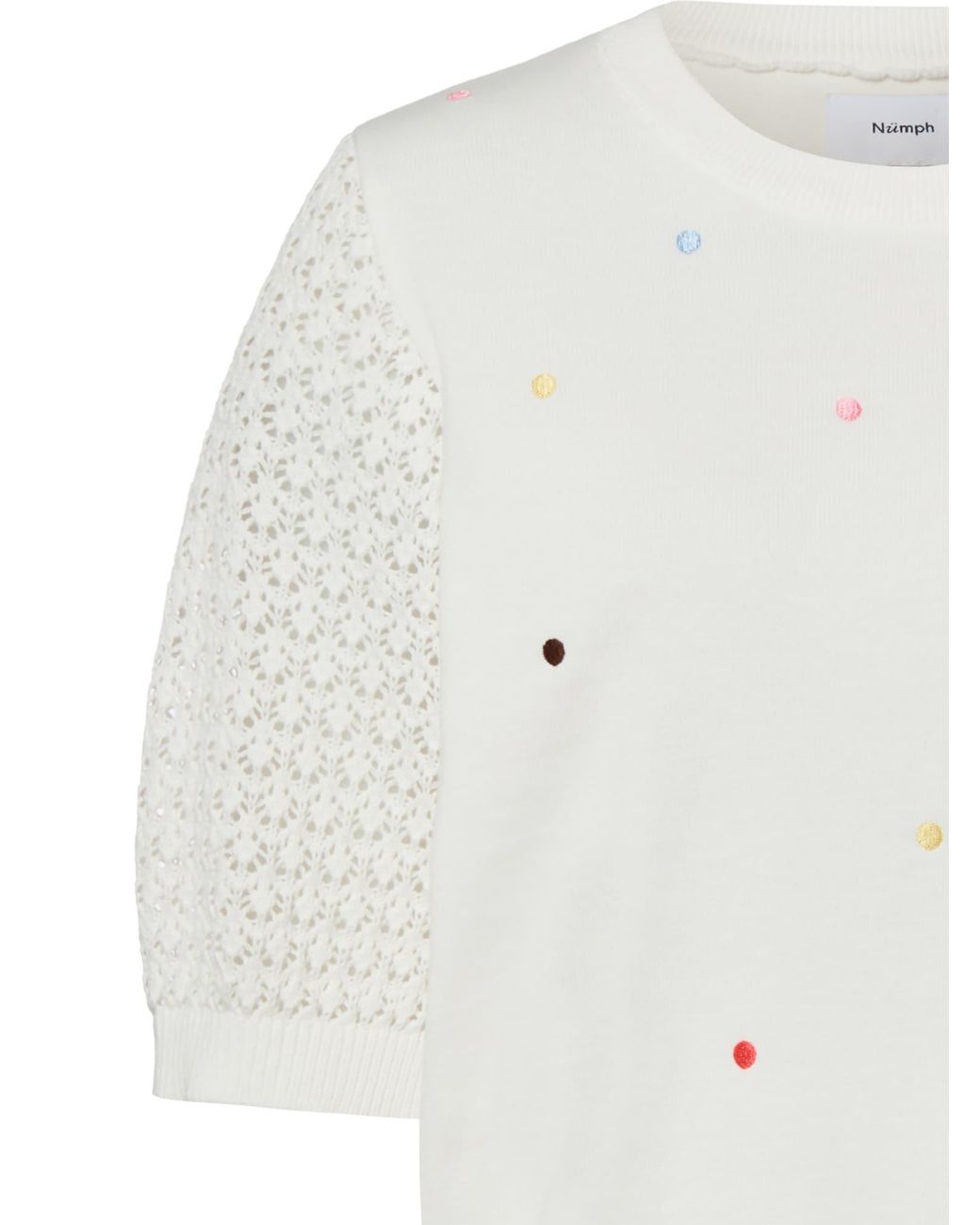Numph White Pullover Lulo