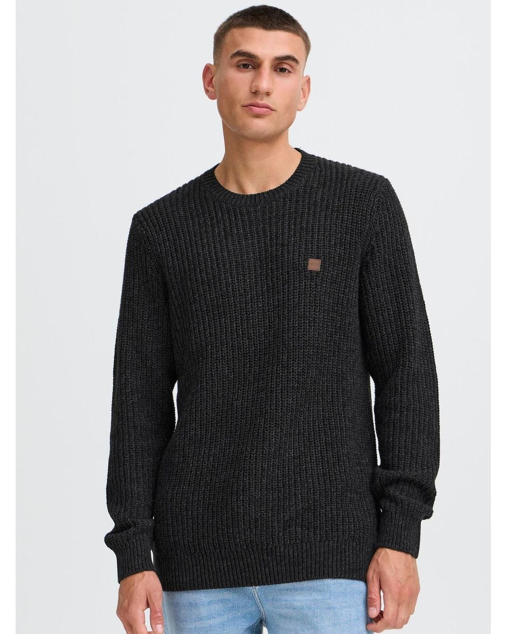 Solid Pullover Sdricky in Black für Herren