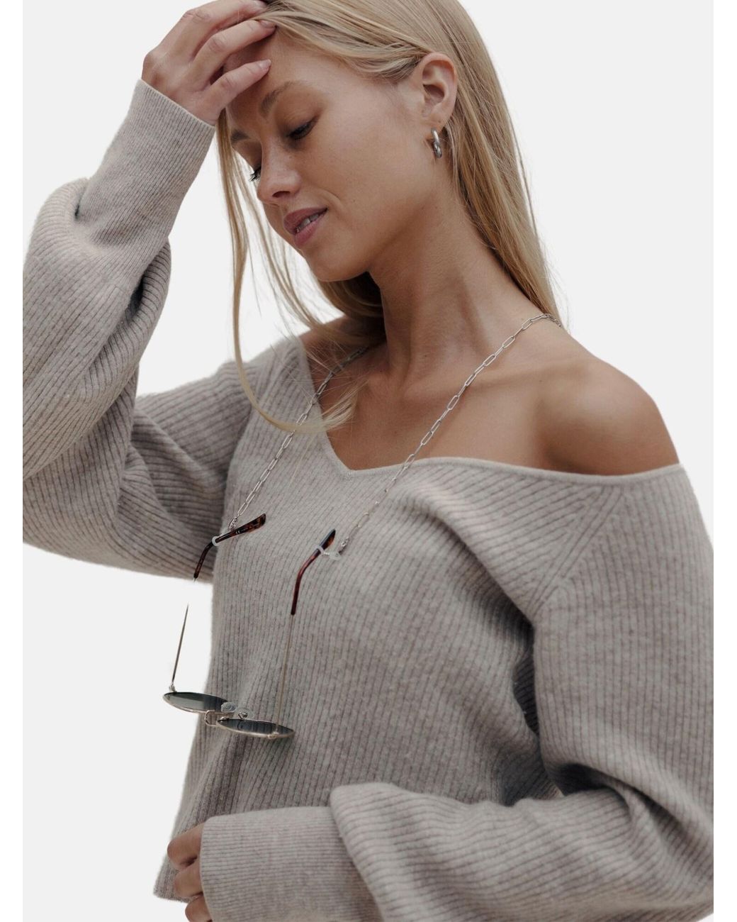 GOOD.designs White Brillenkette