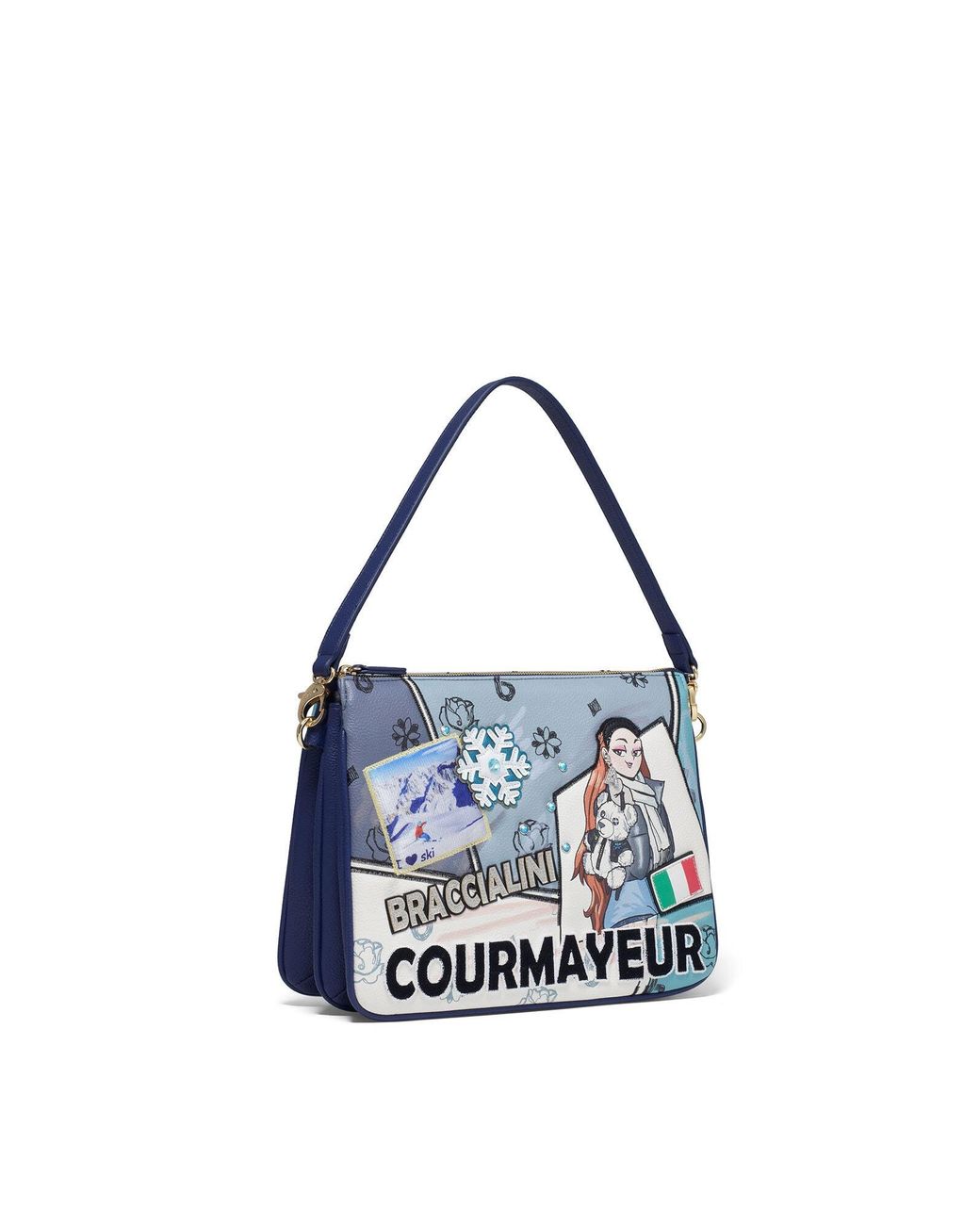 Braccialini Blue Handtasche