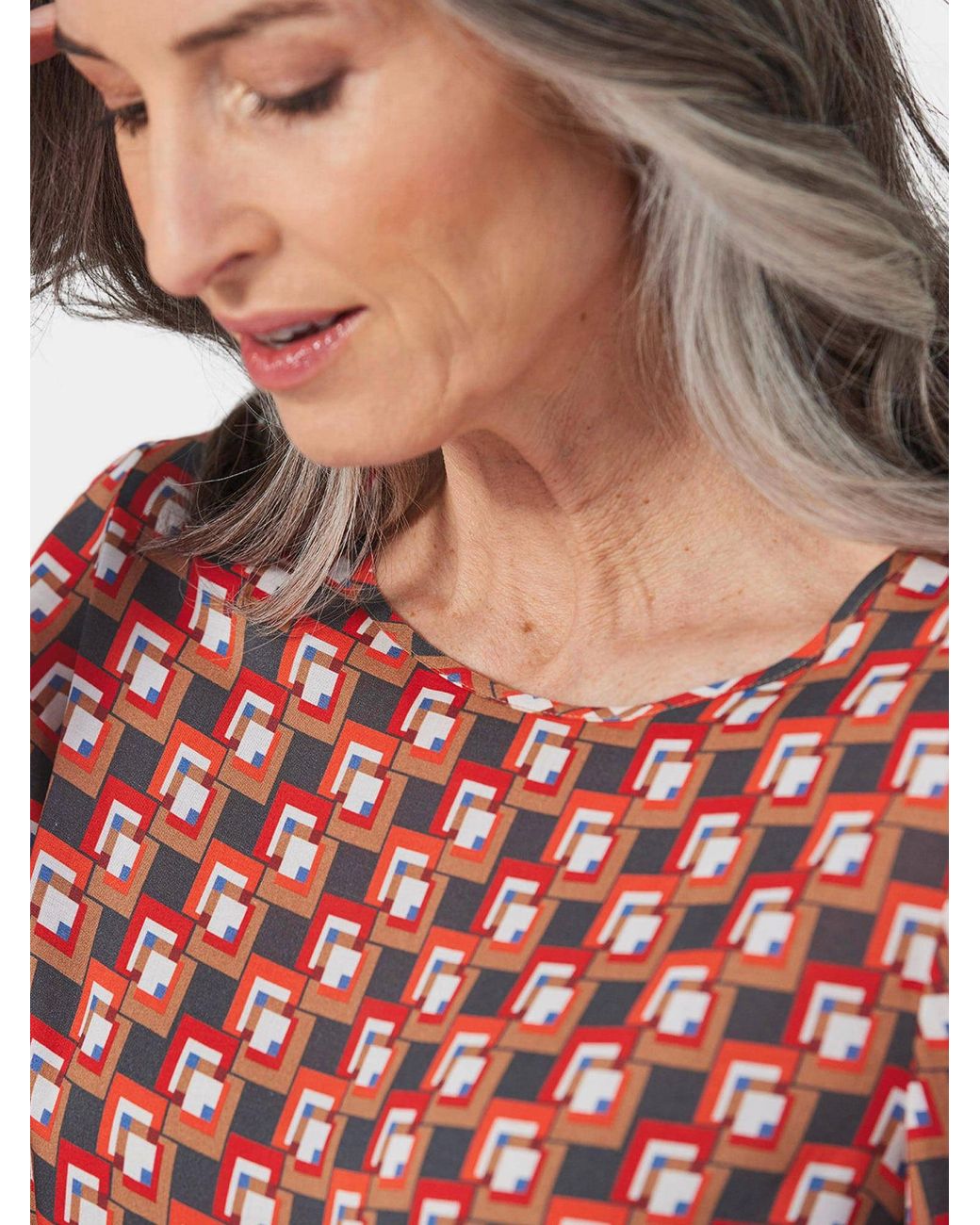 Goldner Red Bluse
