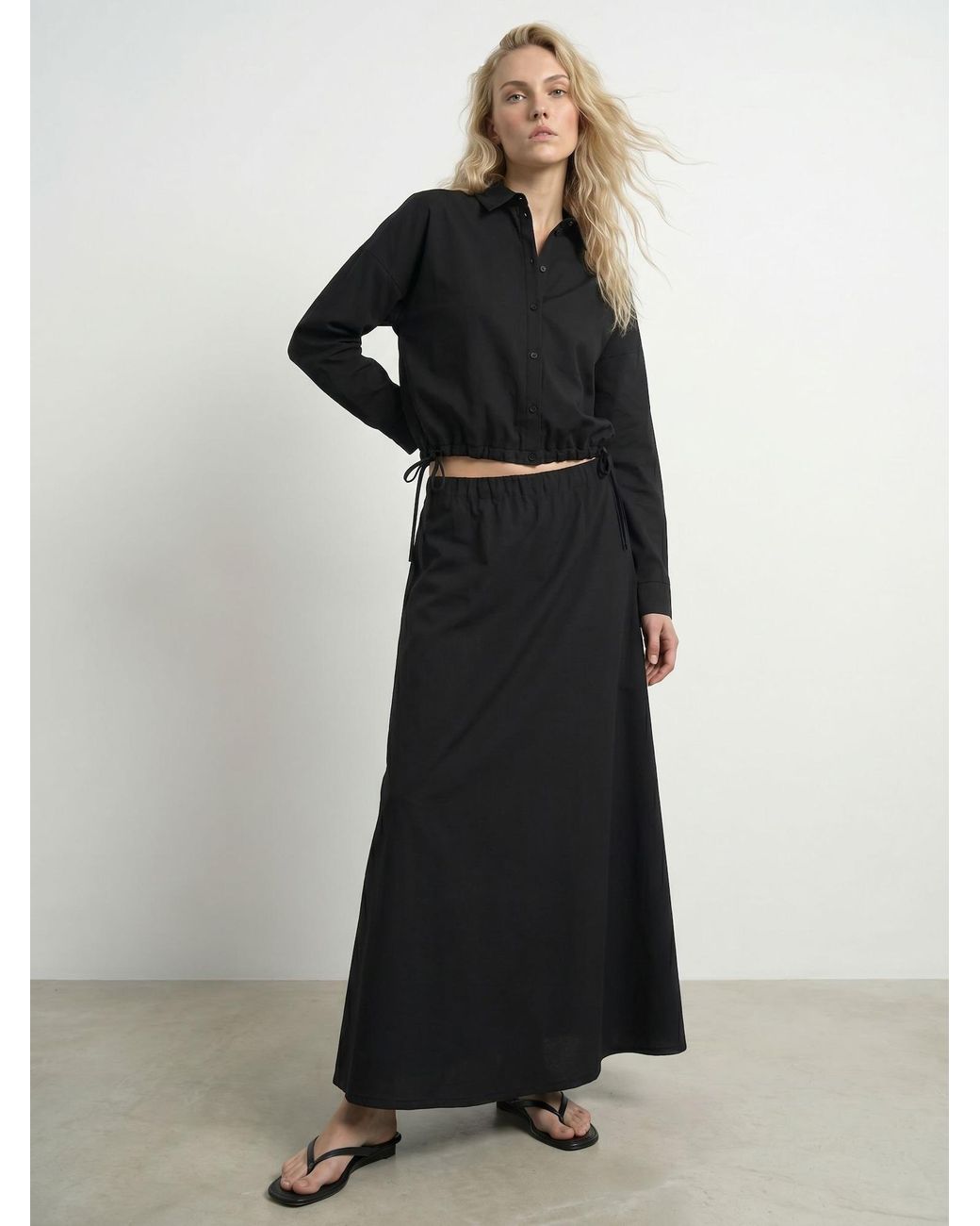 HYPEDROP Black Bluse