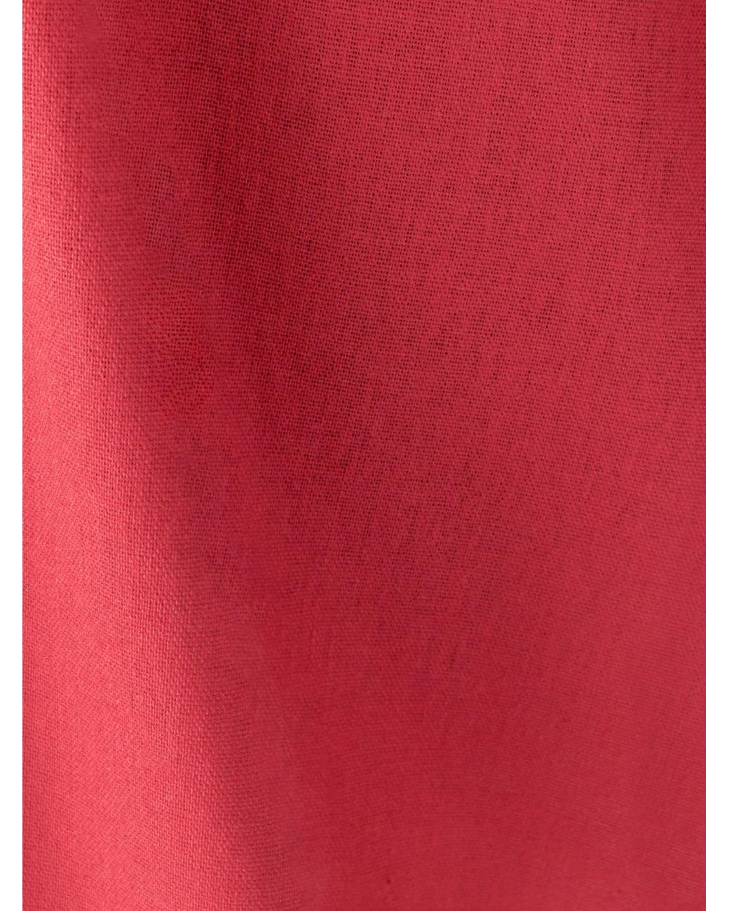 Willa Red Blusenkleid Petal