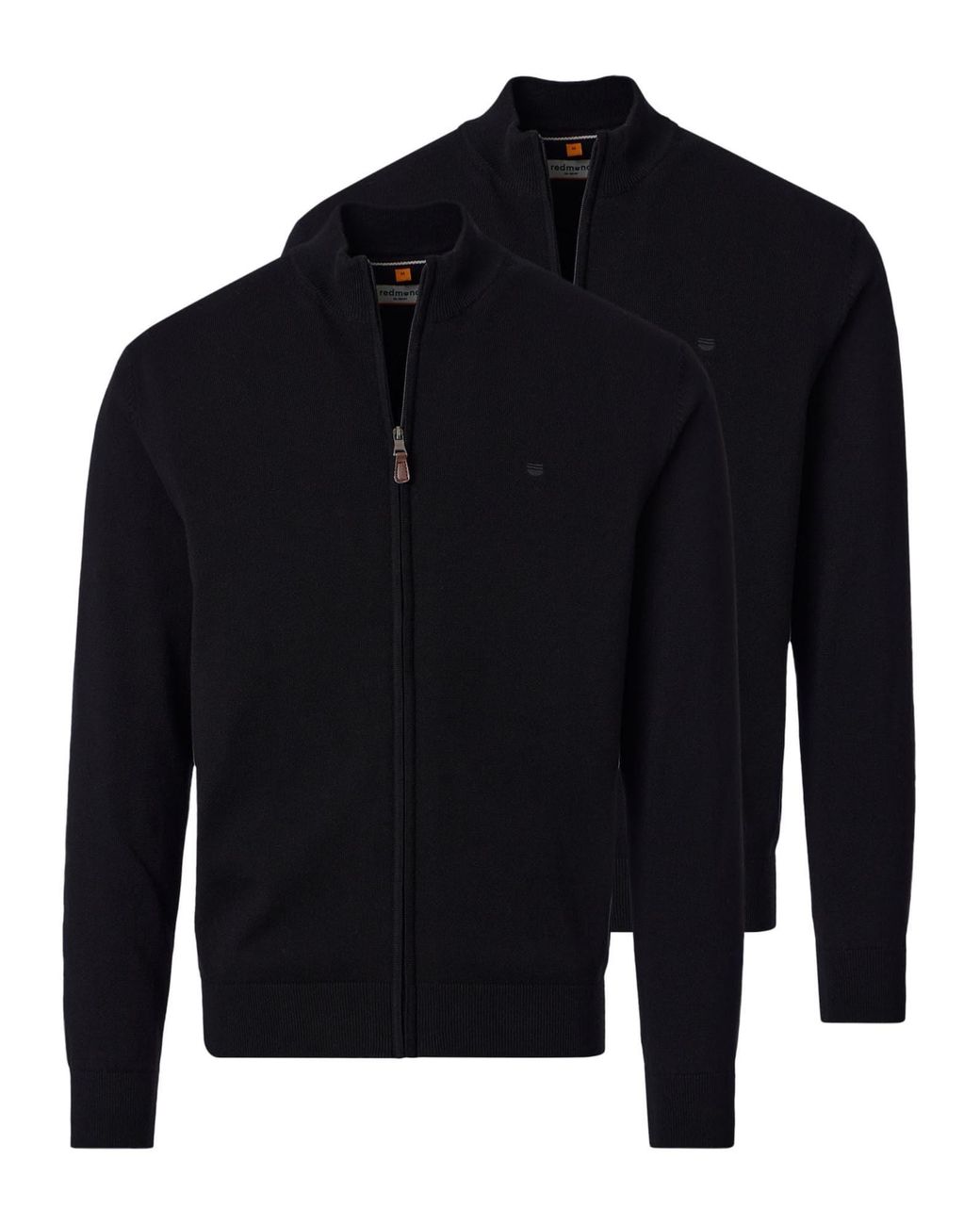Redmond Strickjacke Basic in Blue für Herren