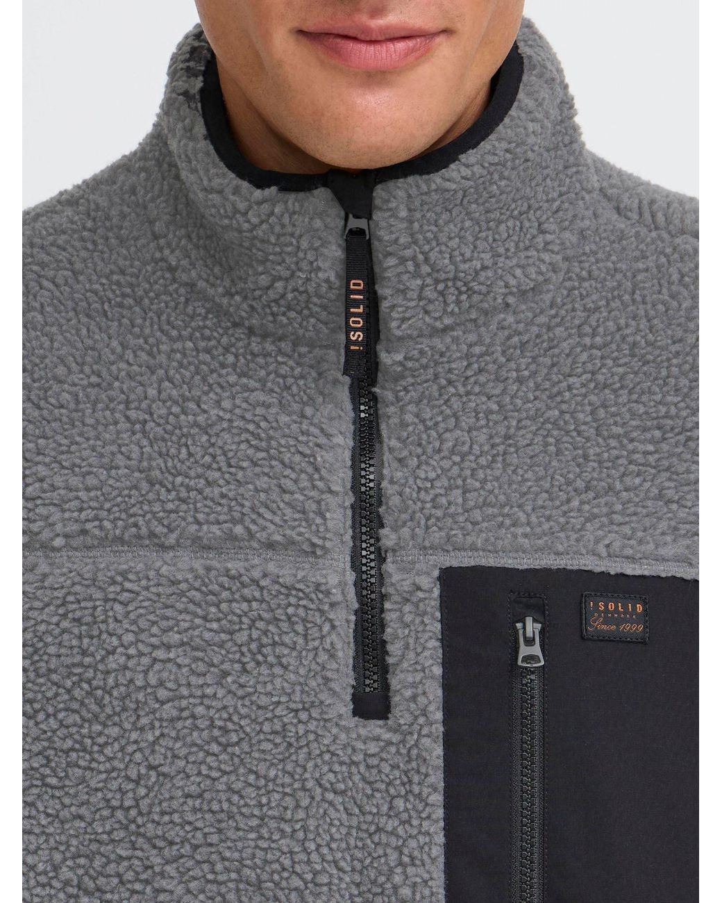 Solid Plüsch-Troyer Sdmcwain in Gray für Herren