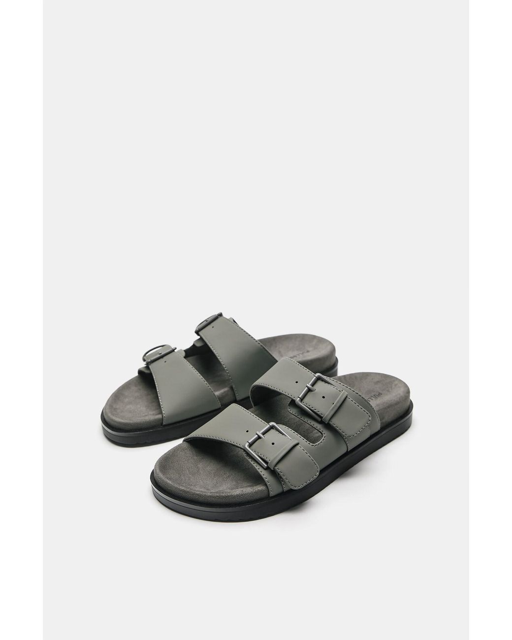 Pull&Bear Pantolette in Gray für Herren