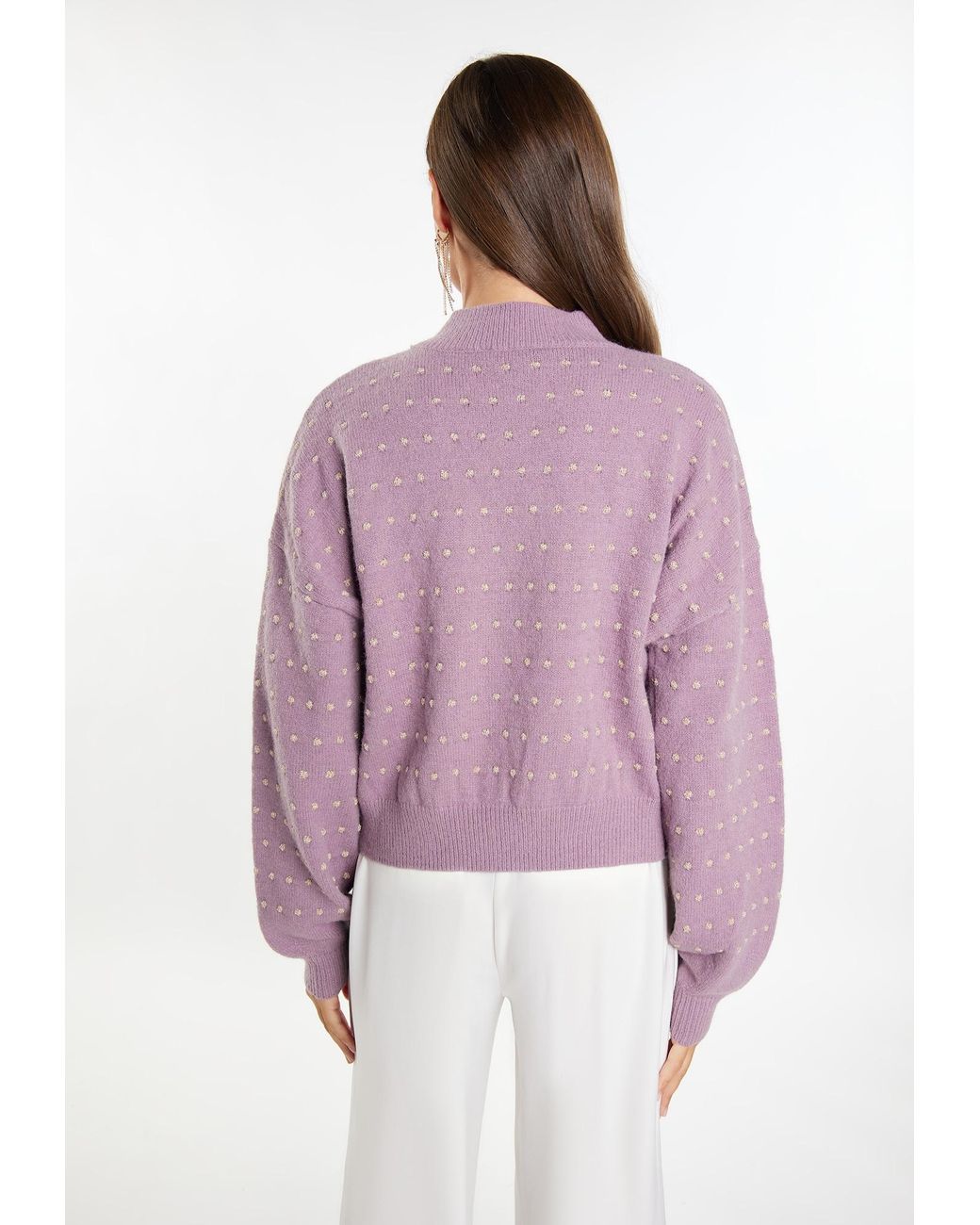faina Purple Pullover Imane