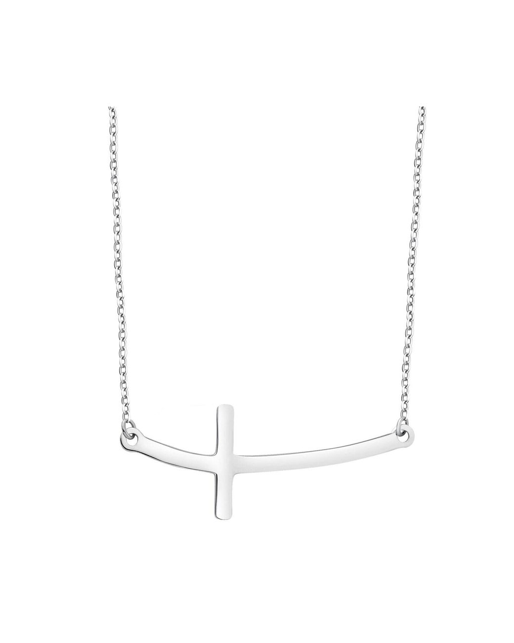 Sofia Milani White Kette Cross