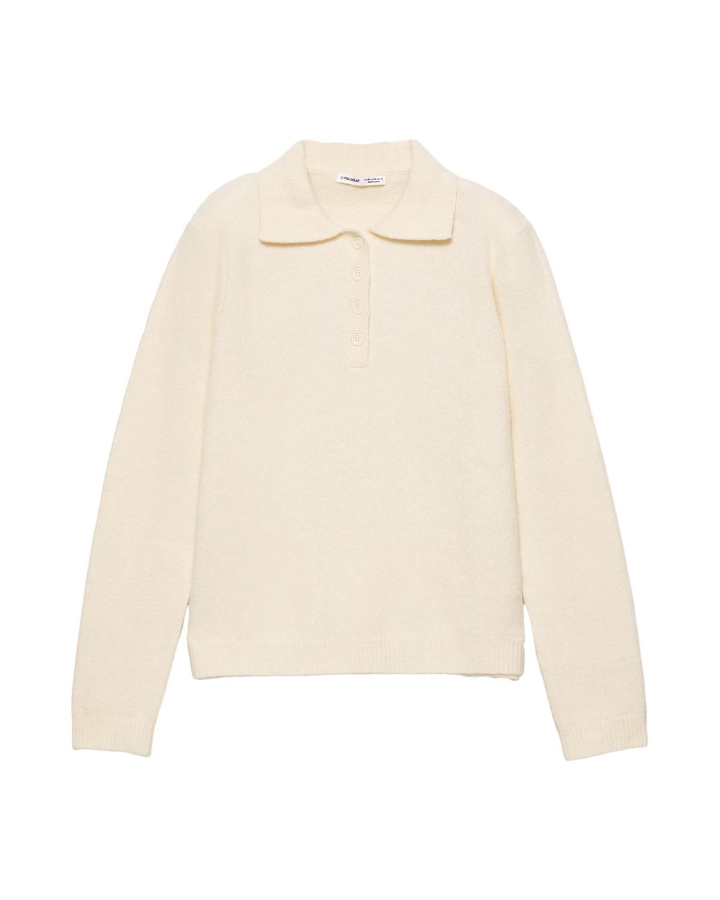 Pull&Bear White Pullover