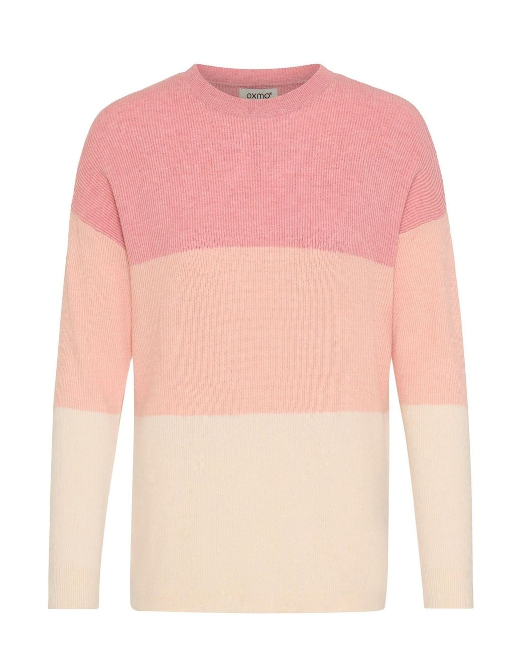 Oxmo Pink Strickpullover Oximanny Ls