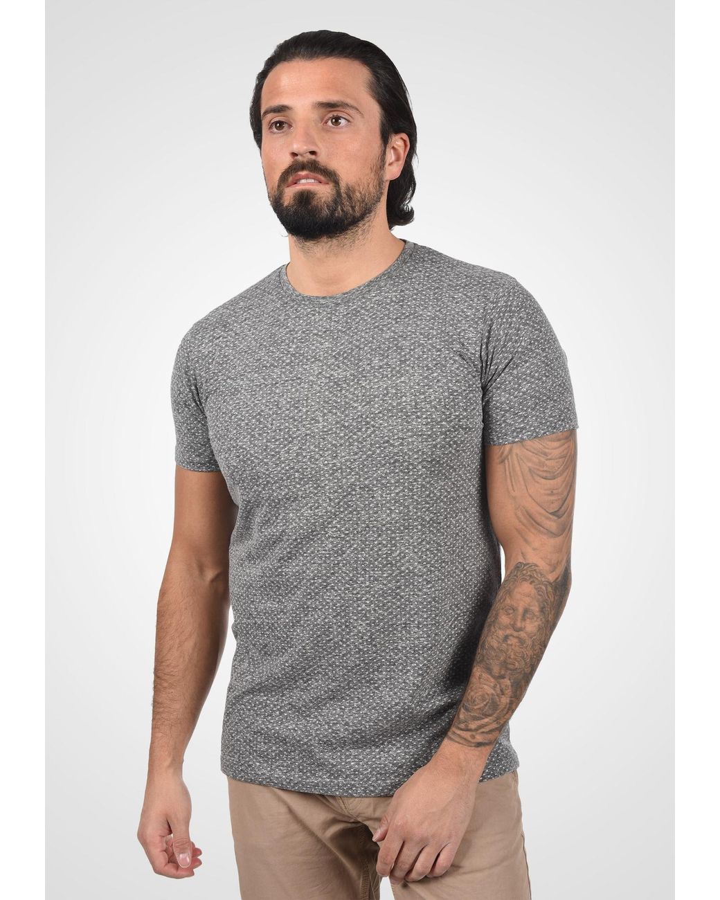 Solid Shirt Alarico in Gray für Herren
