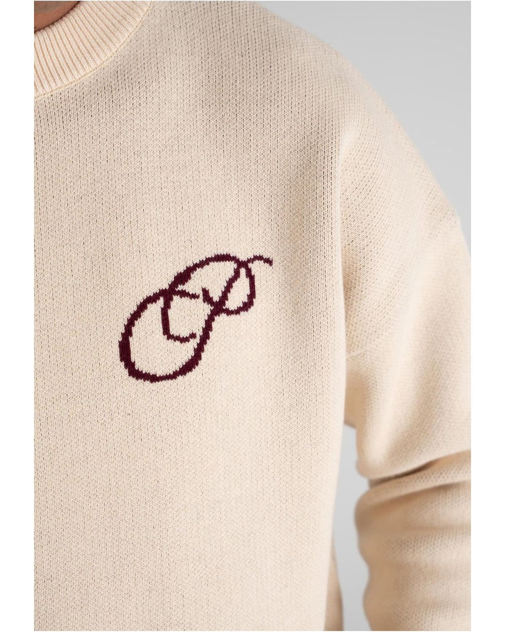 Prohibited Pullover Initial in Natural für Herren