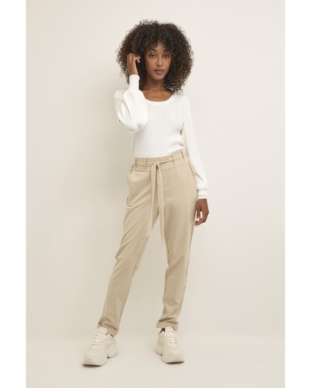 Kaffe White Pullover Dora