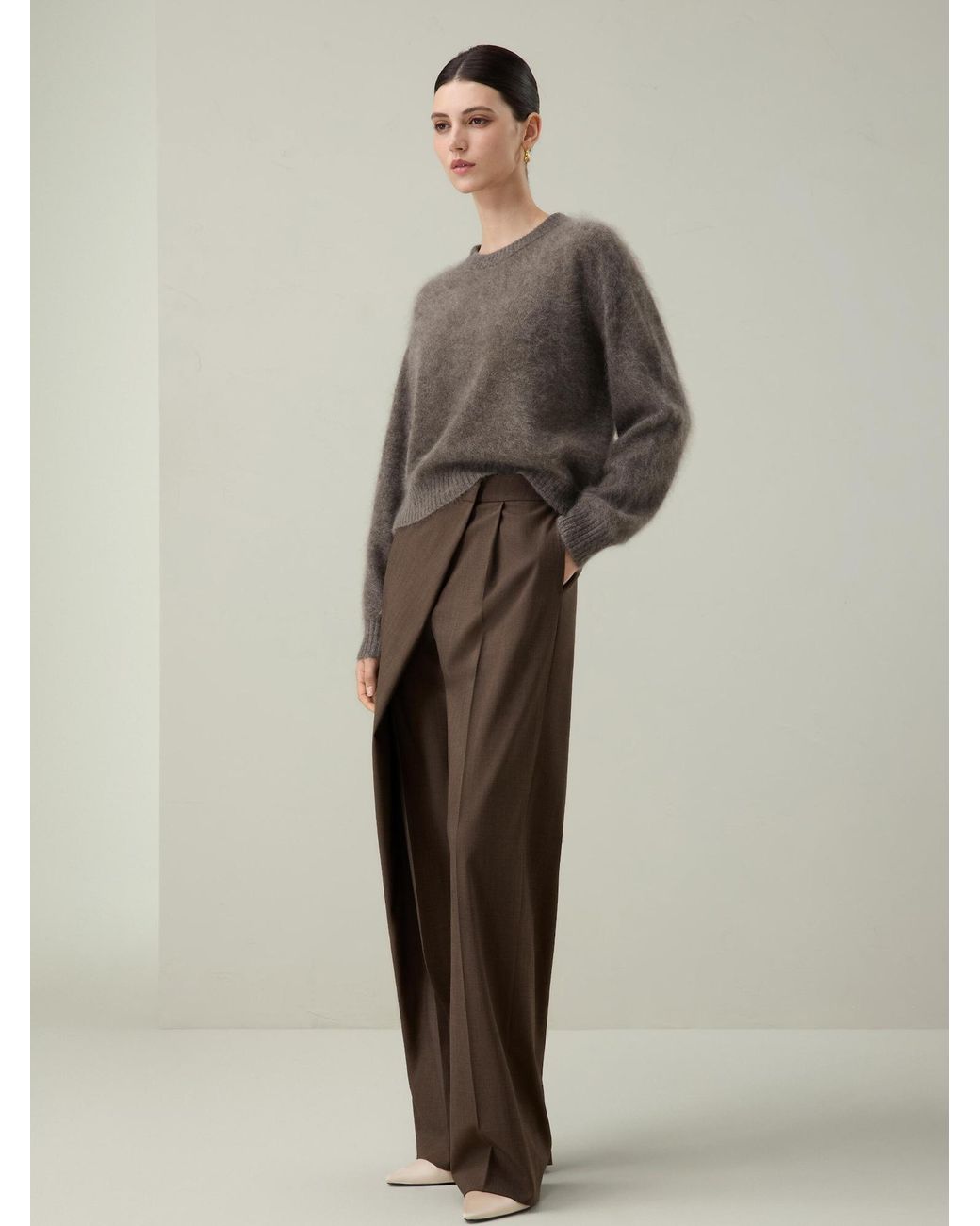 LILYSILK Gray Pullover