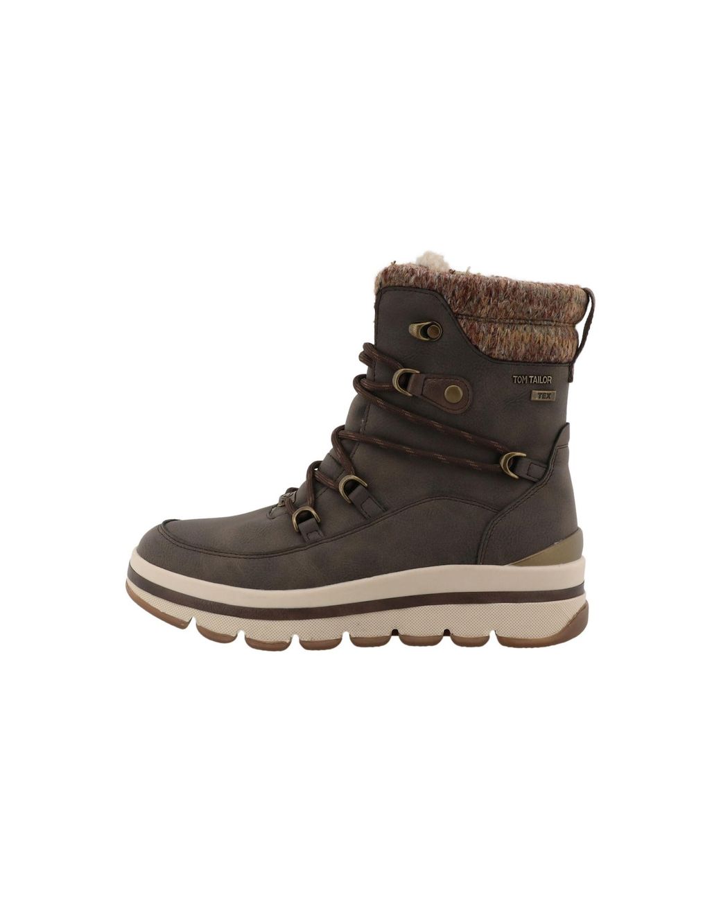 Tom Tailor Brown Schnürstiefelette