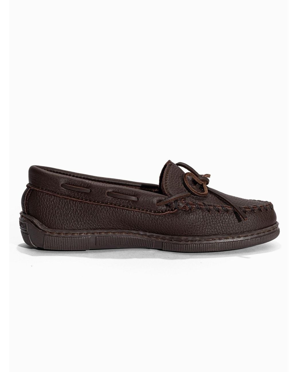 Minnetonka Brown Mokassin Moosehide Classic
