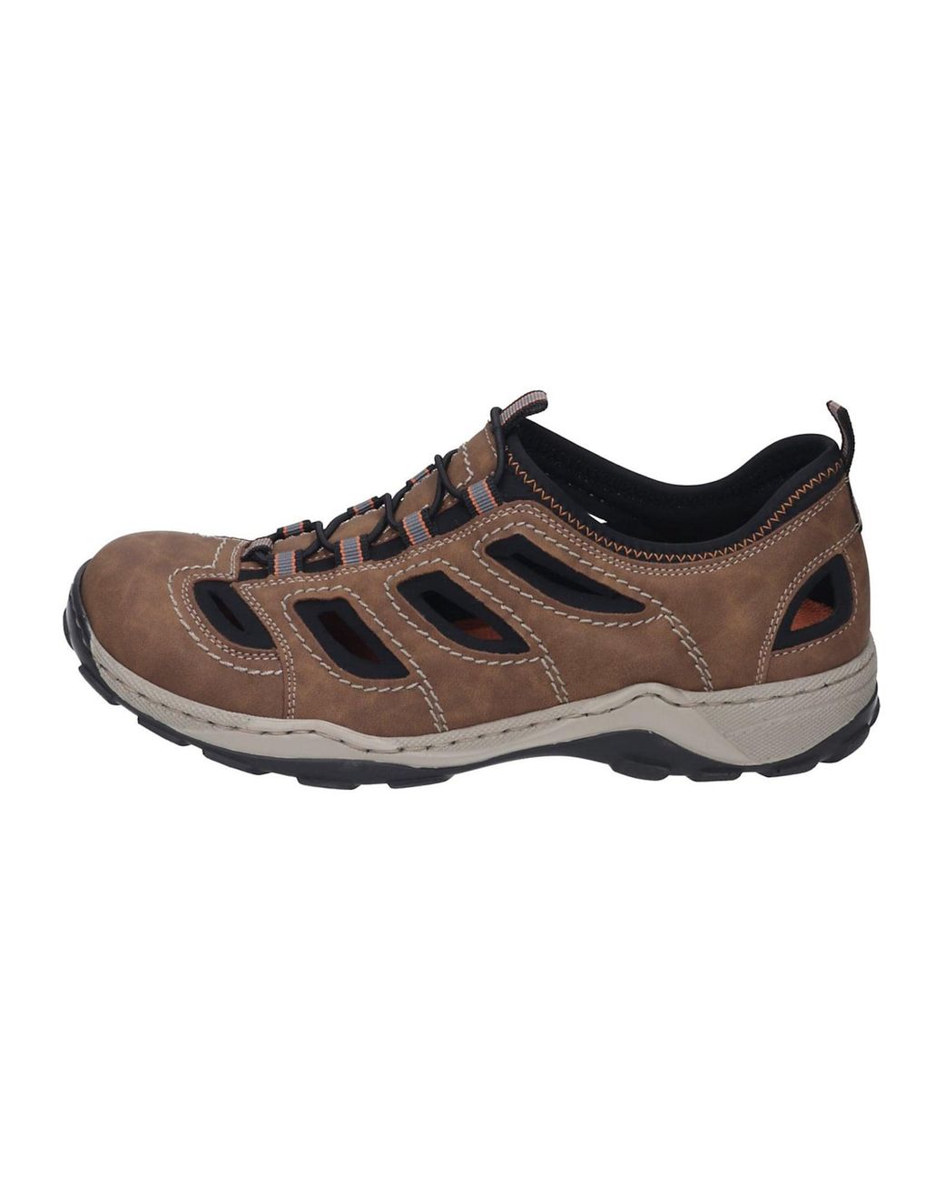 Rieker Sportlicher Schnürschuh in Black für Herren