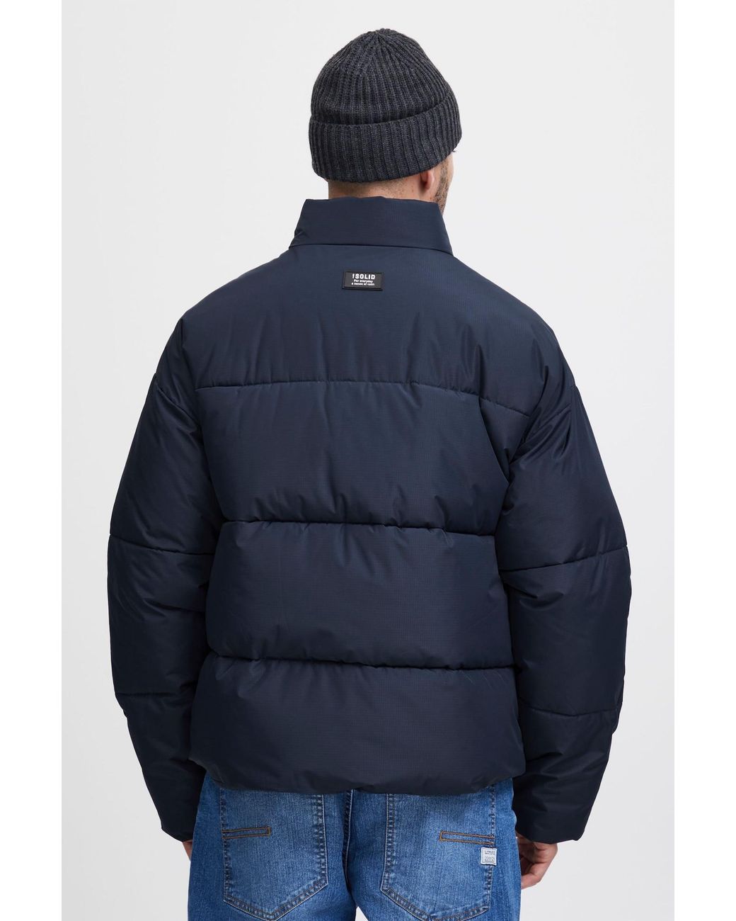 Solid Winterjacke Leon in Blue für Herren