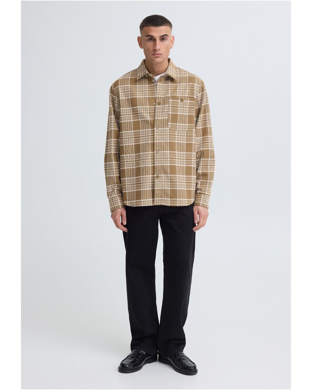 Solid Hemd Sdvornan in Natural für Herren