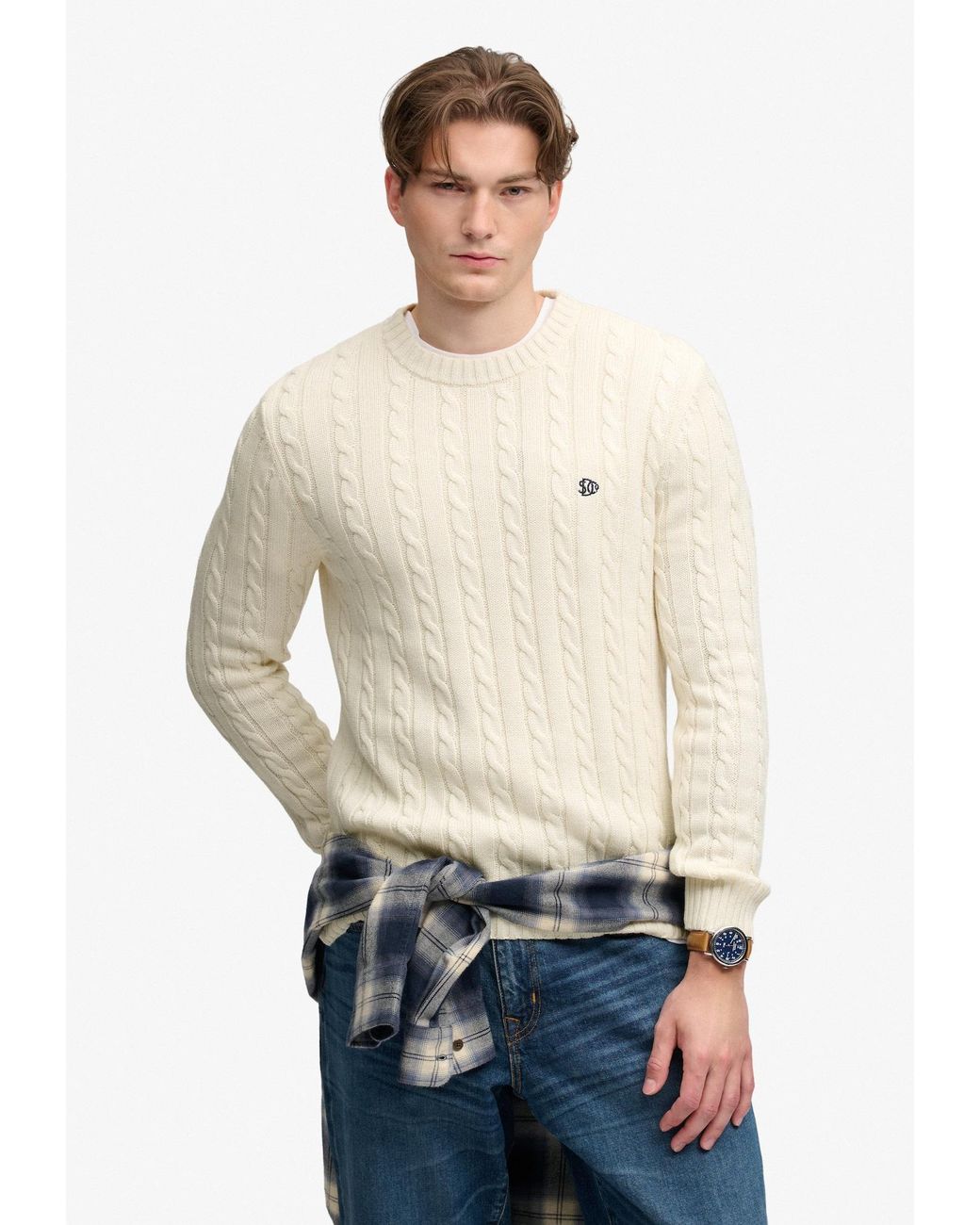 Superdry & Co Pullover in White für Herren