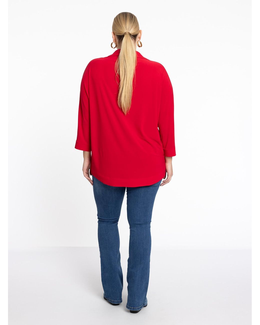Yoek Red Bluse