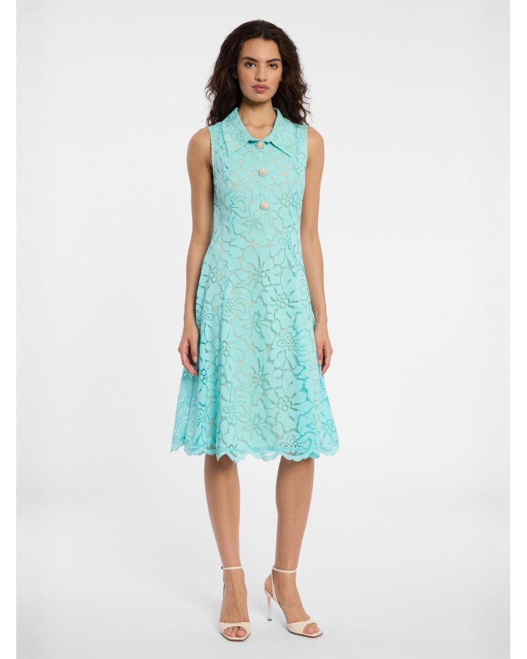 Ana Alcazar Blue Blusenkleid Dalun