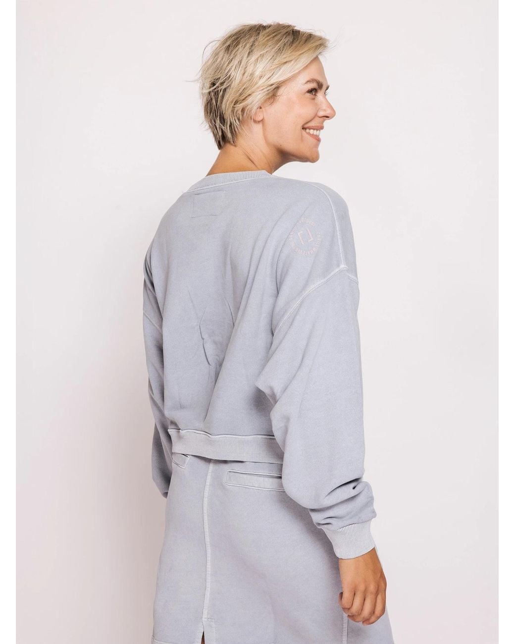 Zhrill Gray Sweatshirt Zhseray