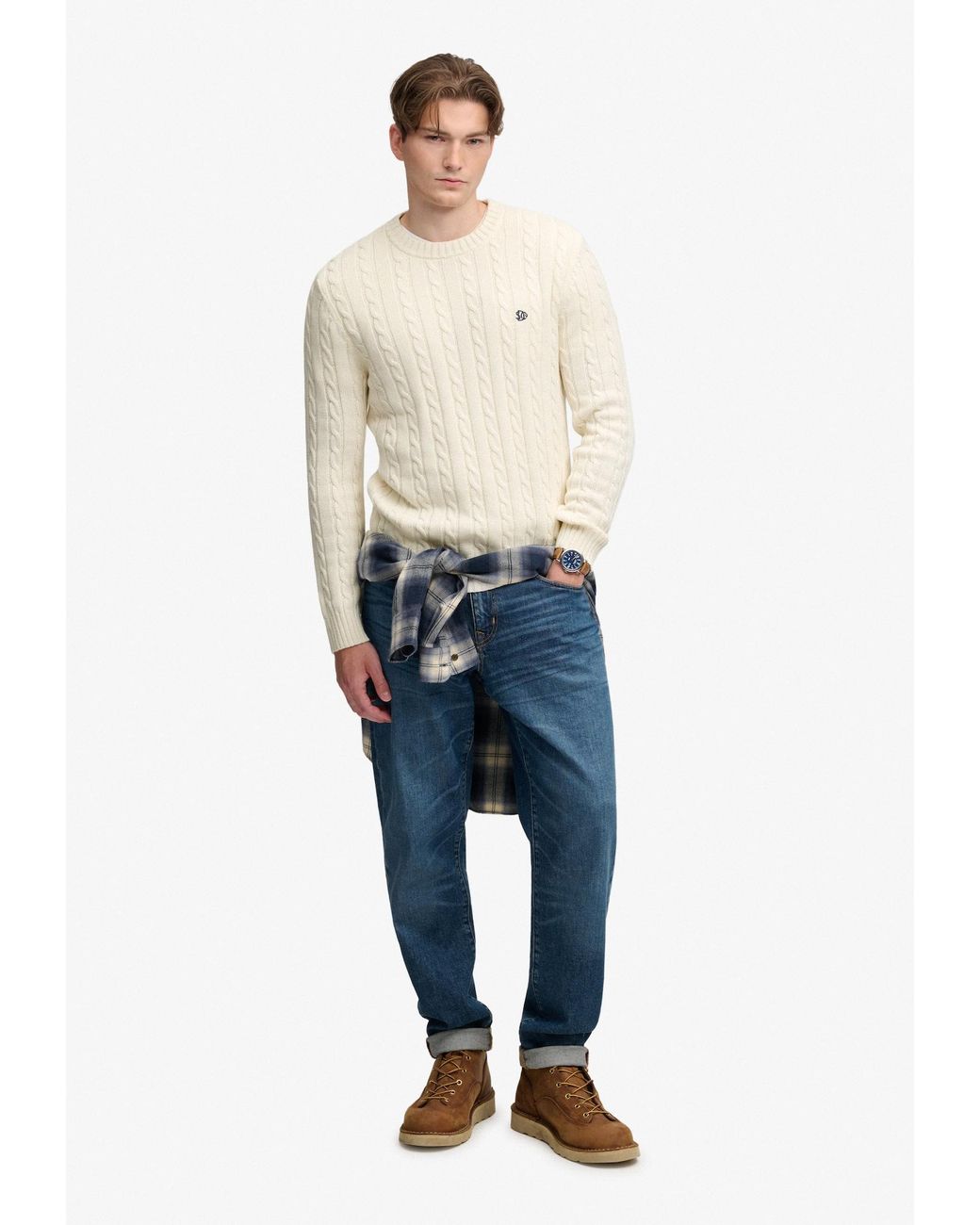 Superdry & Co Pullover in White für Herren