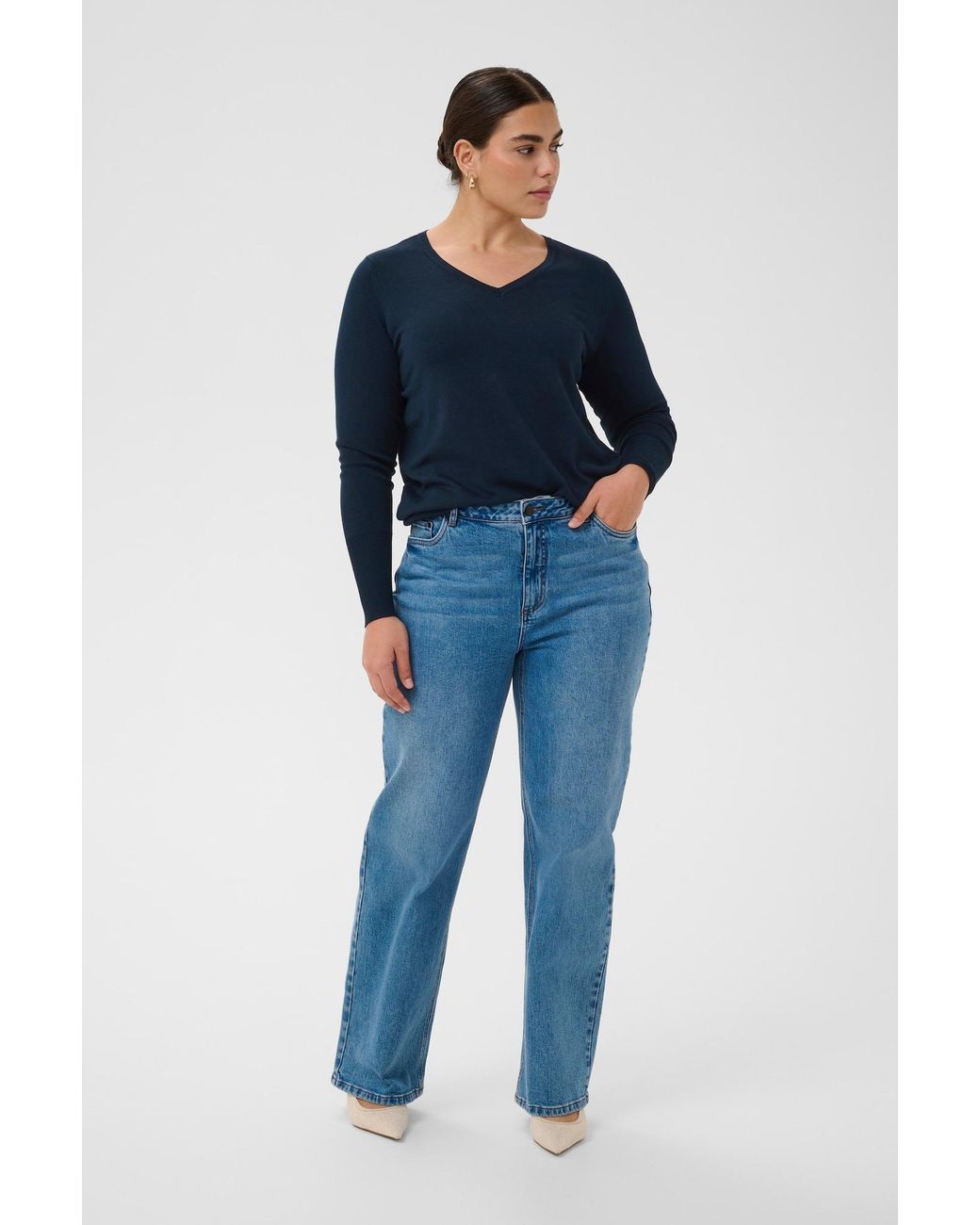 Kaffe Blue Pullover Kclizzy