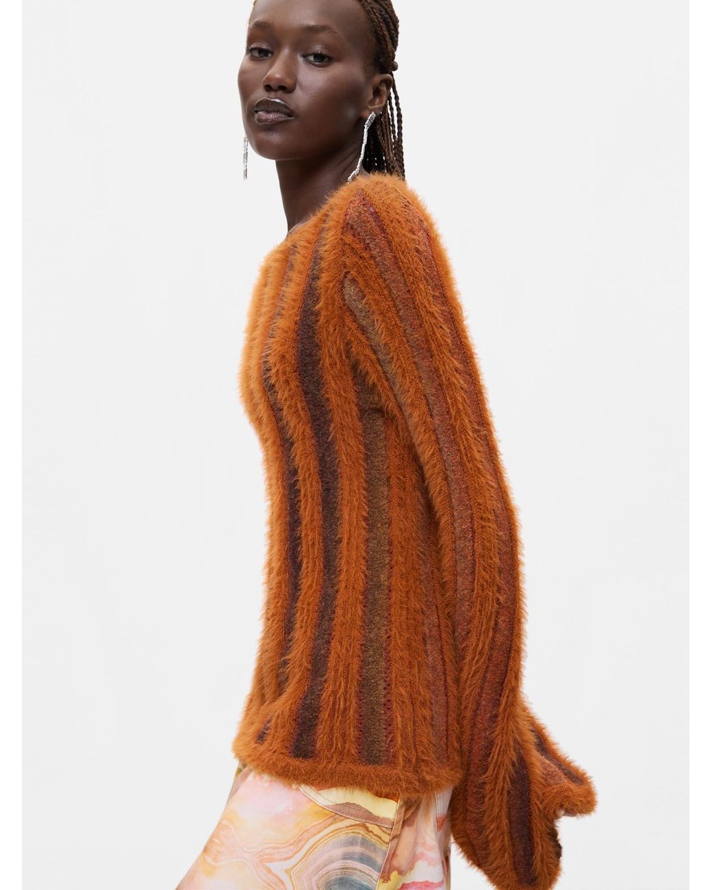 Desigual Brown Pullover