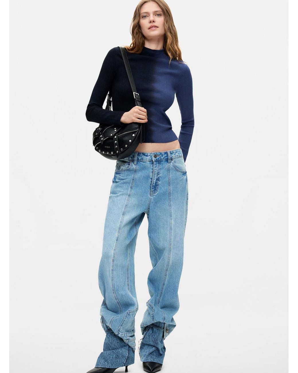 Desigual Blue Pullover